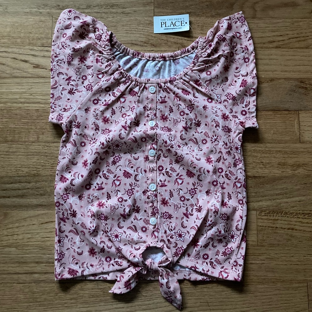 Children’s Place pink floral top